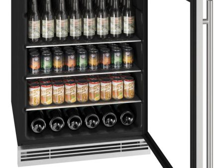 U-Line UHBV024SG01A Hbv024 24  Beverage Center With Stainless Frame Finish (115 V 60 Hz) on Sale