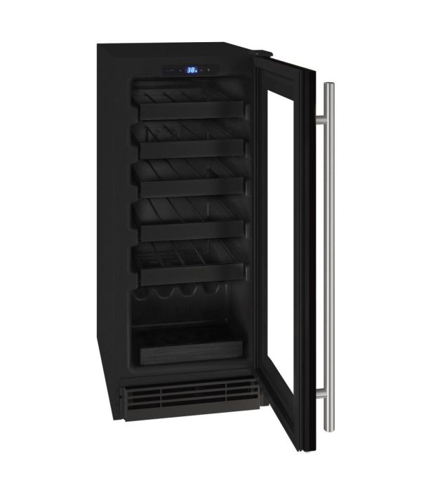 U-Line UHWC115BG01A Hwc115 15  Wine Refrigerator With Black Frame Finish (115 V 60 Hz) Online now