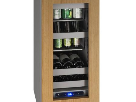 U-Line UHBV515IG01A Hbv515 15  Beverage Center With Integrated Frame Finish and Field Reversible Door Swing (115 V 60 Hz) Fashion