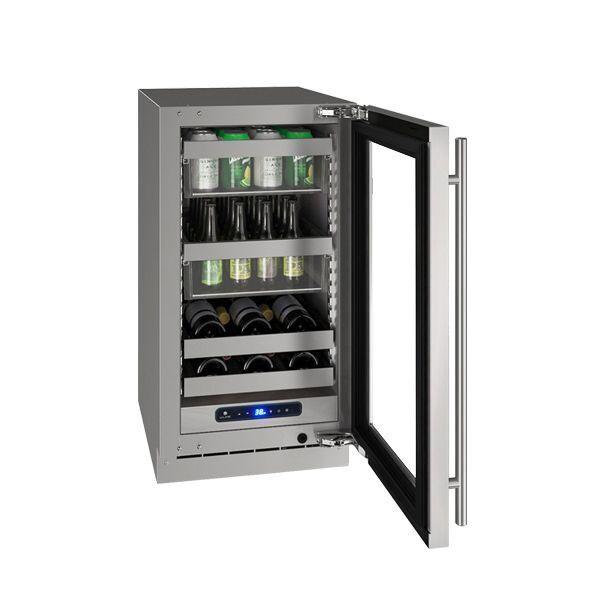 U-Line UHBV518SG51A Hbv518 18  Beverage Center With Stainless Frame Finish and Left-hand Hinge Door Swing and Lock (115 V 60 Hz) Hot on Sale