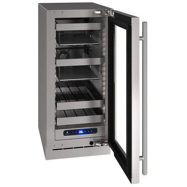 U-Line UHBV515SG01A Hbv515 15  Beverage Center With Stainless Frame Finish and Field Reversible Door Swing (115 V 60 Hz) For Sale