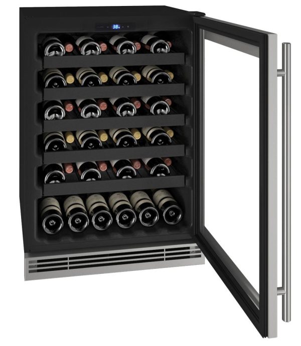 U-Line UHWC124SG01A Hwc124 24  Wine Refrigerator With Stainless Frame Finish (115 V 60 Hz) For Discount