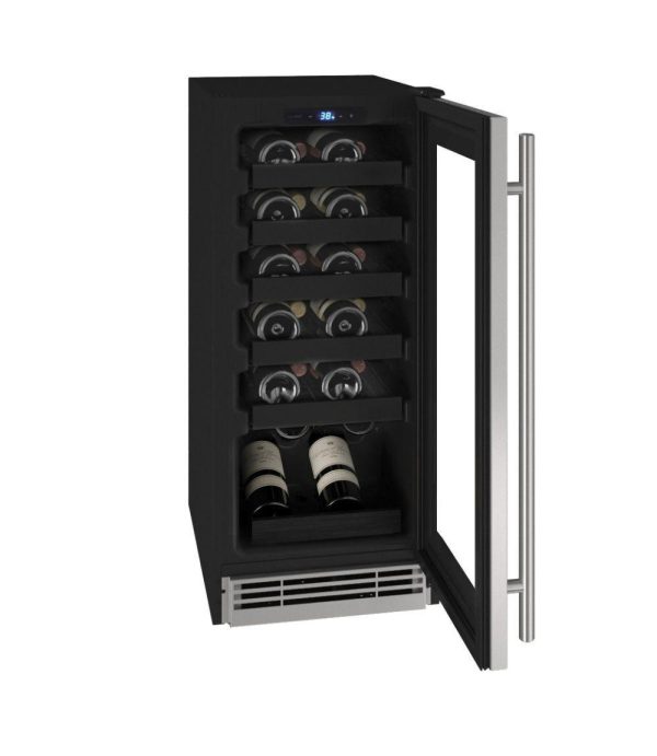 U-Line UHWC115SG01A Hwc115 15  Wine Refrigerator With Stainless Frame Finish (115 V 60 Hz) Fashion