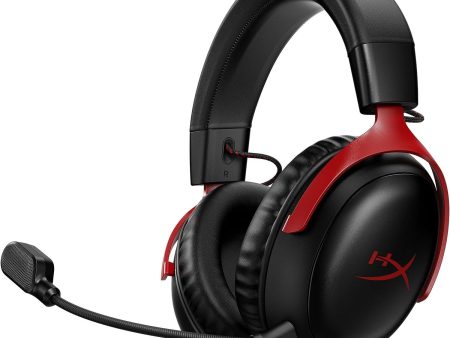 HyperX HyperX Cloud III Wireless, Gaming Headset - 77Z46AA (Black-Red) Sale