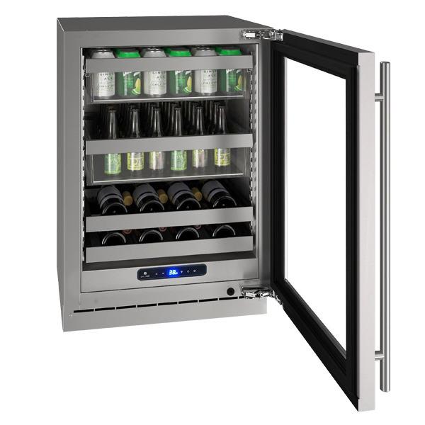 U-Line UHBV524SG01A Hbv524 24  Beverage Center With Stainless Frame Finish and Field Reversible Door Swing (115 V 60 Hz) Online now