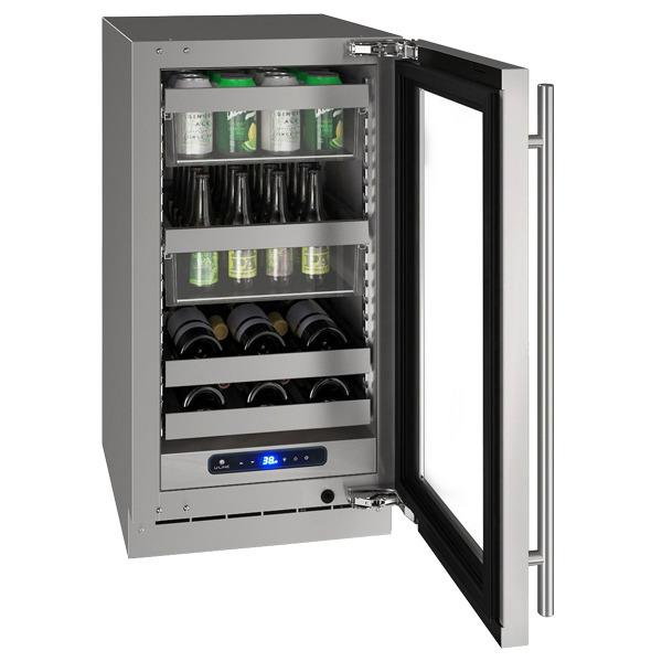 U-Line UHBV518SG51A Hbv518 18  Beverage Center With Stainless Frame Finish and Left-hand Hinge Door Swing and Lock (115 V 60 Hz) Hot on Sale