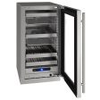 U-Line UHBV518SG51A Hbv518 18  Beverage Center With Stainless Frame Finish and Left-hand Hinge Door Swing and Lock (115 V 60 Hz) Hot on Sale