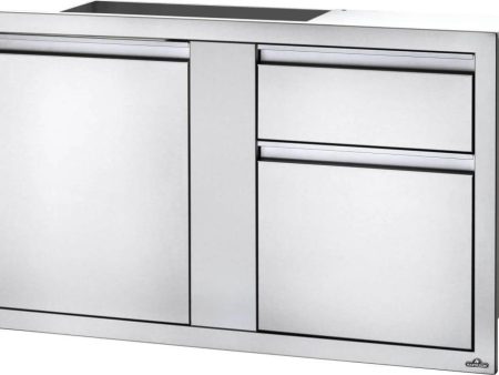 Napoleon Bbq BI42241D2DR 42 x 24 inch Large Single Door & Standard Drawer and Standard Drawer, Stainless Steel Discount